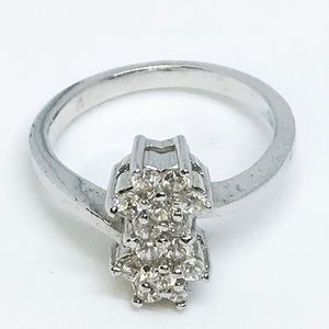 Sterling Silver Double Flower Ring